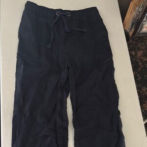 Men's Navy Drawstring Pants
